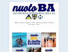 Tablet Screenshot of nuotobellearti.it